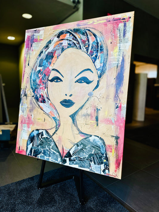 Starke Eleganz trifft abstrakte Ausdruckskraft